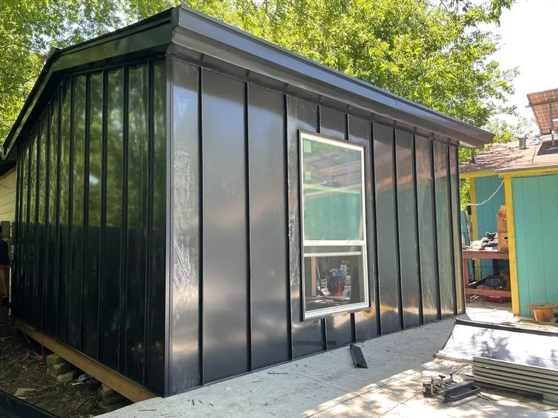 Black standing seam metal wall panels for Roof Inspection in Steubenville